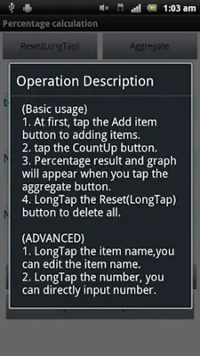 Percentage Graph Calculater android App screenshot 0